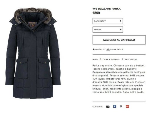 Woolrich blizzard parka - woolrich,